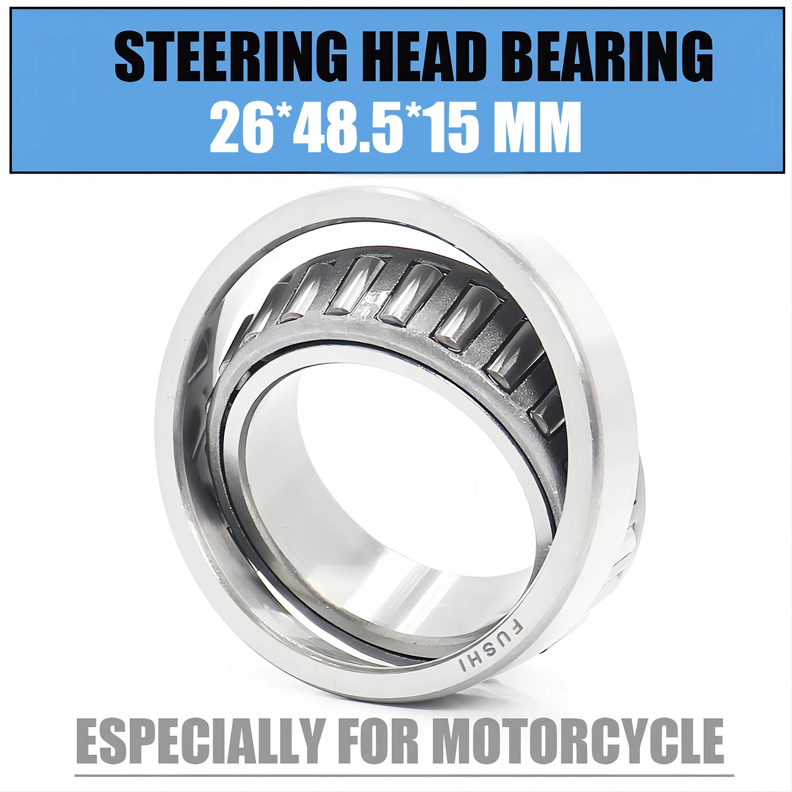 26*48.5*15 mm 1PC Steering Head Bearing 2648.515 Tapered Roller Motorcycle Bearings