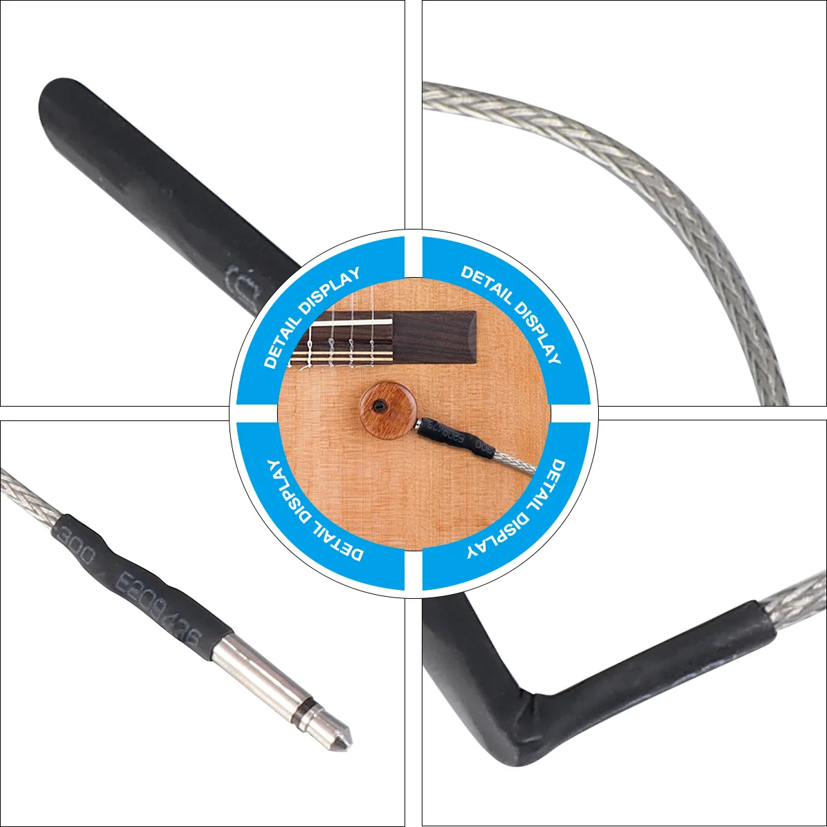 

Ceramic Pickup Stick Passive Piezo Transducer High Sensitivity Classical Folk Acoustic Guitar Accessories Hard Saddle Durable