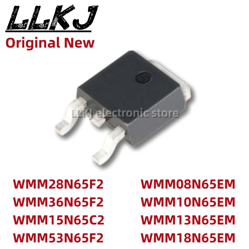 1pcs WMM28N65F2 WMM36N65F2 WMM15N65C2 WMM53N65F2 WMM08N65EM WMM10N65EM WMM13N65EM WMM18N65EM TO263 MOS FET TO-263