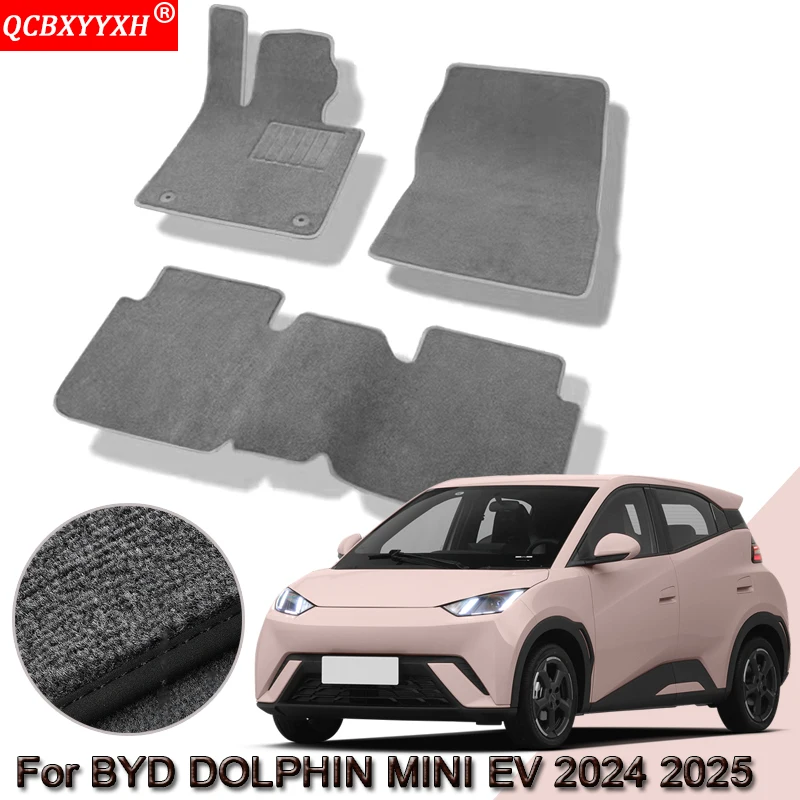 

Custom Car Floor Mats For BYD Seagull DOLPHIN MINI EV 2024 2025 Waterproof Non-Slip Floor Mats Internal Protection Carpets Rugs