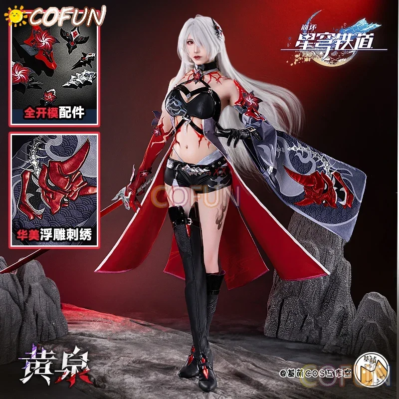 New Acheron Cosplay Costume for Halloween Christmas Festival Comic Con Game Anime Fashionable and Beautiful Roleplaying Costumes