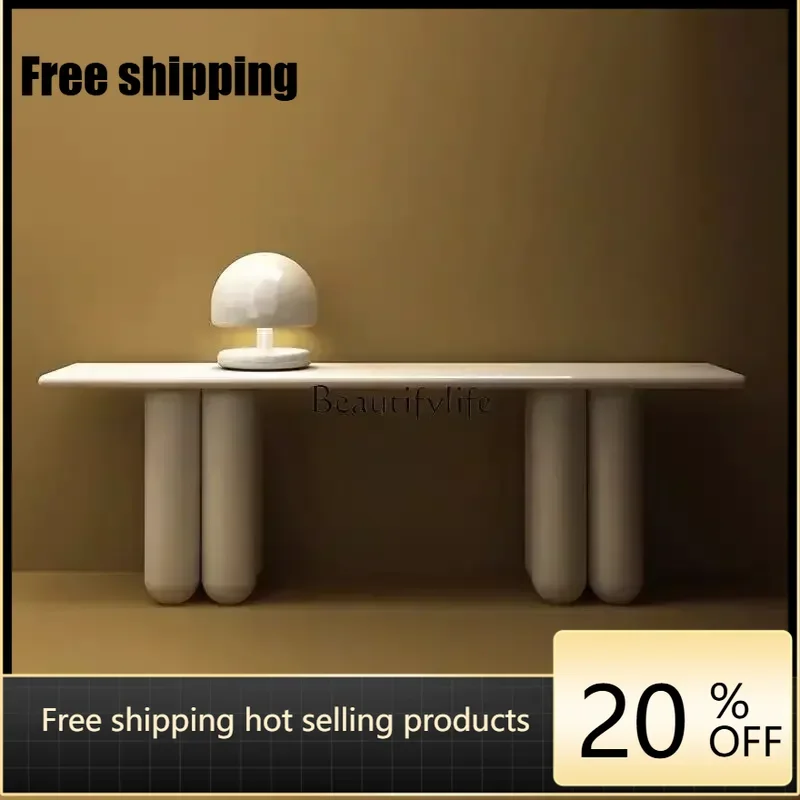 Customizable Nordic Simple Modern Entrance Table Entry End View Art Aisle Desk Designer
