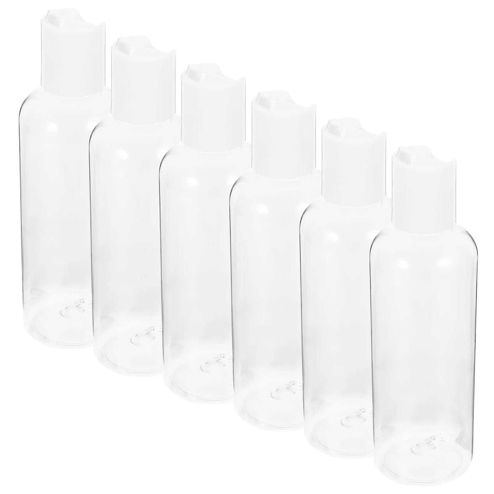 

6 Pcs Toiletry Bottles Refillable Lotion Empty Travel Shampoo Container for Toiletries Containers Plastic Size