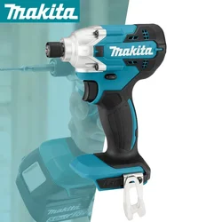 Makita DTD156Z 18V Cordless Impact Driver Bare Metal 155 Nm 1/4 inches Torque Compact Electrical Screwdriver Power Tool