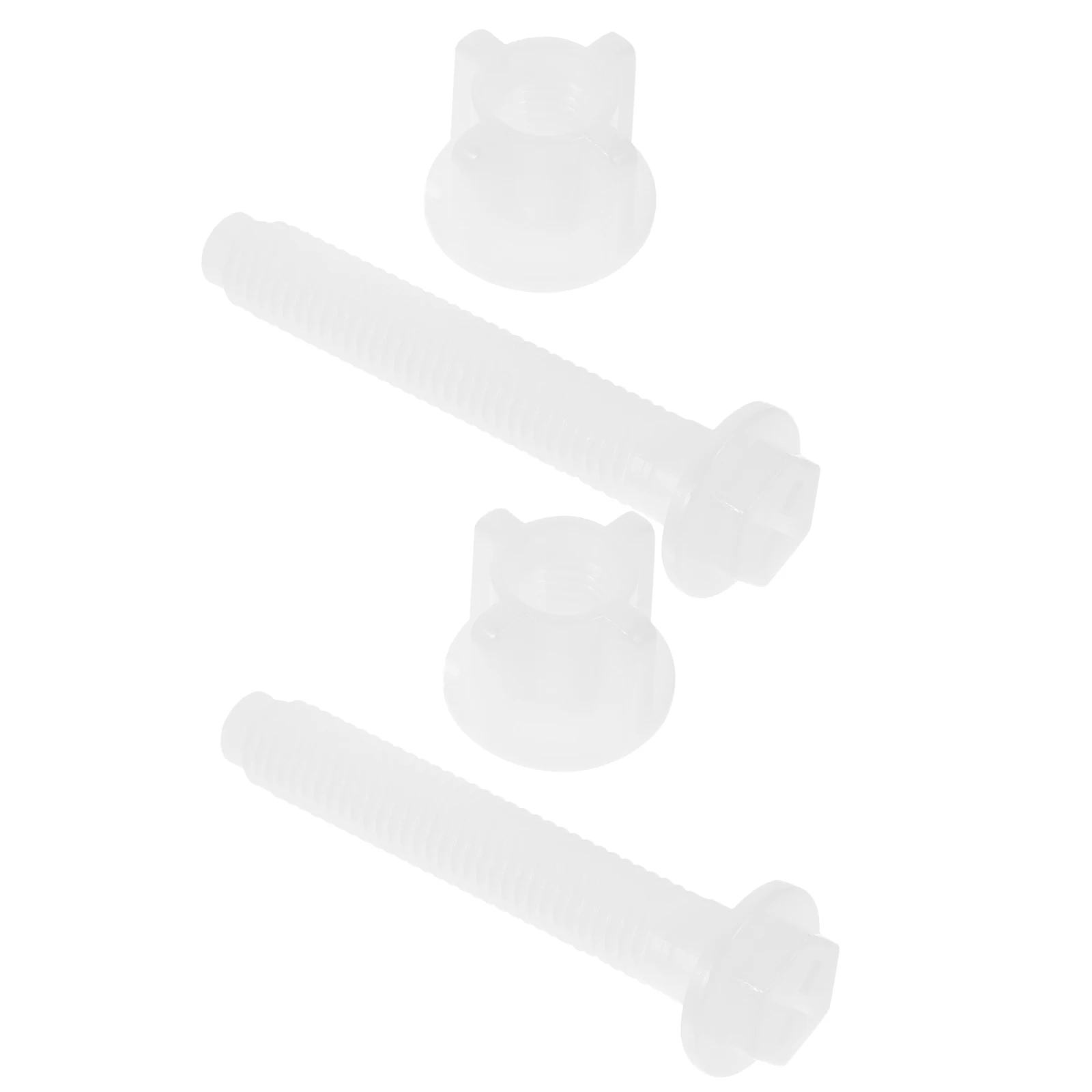 

2pcs Screws Replacement Kit Durable Pom Material Easy Installation Secure Fixation For Old-Fashioned Cover Lid Repair Hardware