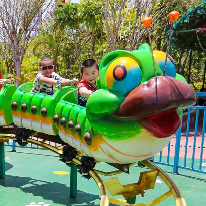 Equipo de parque de atracciones para niños, ferrocarril de alta velocidad, atracción de montaña rusa, tren de pista para niños, Mini paseos en lanzadera