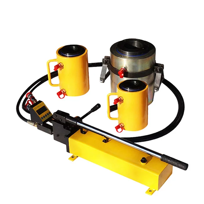 

50T 100T Hydraulic Power Rebar Pull-out Force Equipment Rebar Pull-out Equipment Anchor Rod Tester for Concrete Testing