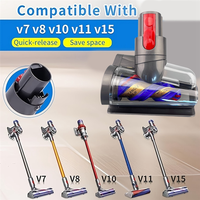A02V-For Dyson V7 V8 V10 V11 V15 Cordless Vacuum Cleaner Electric Mattress Dust Mite Removal Brush Anti-Mite Suction Head