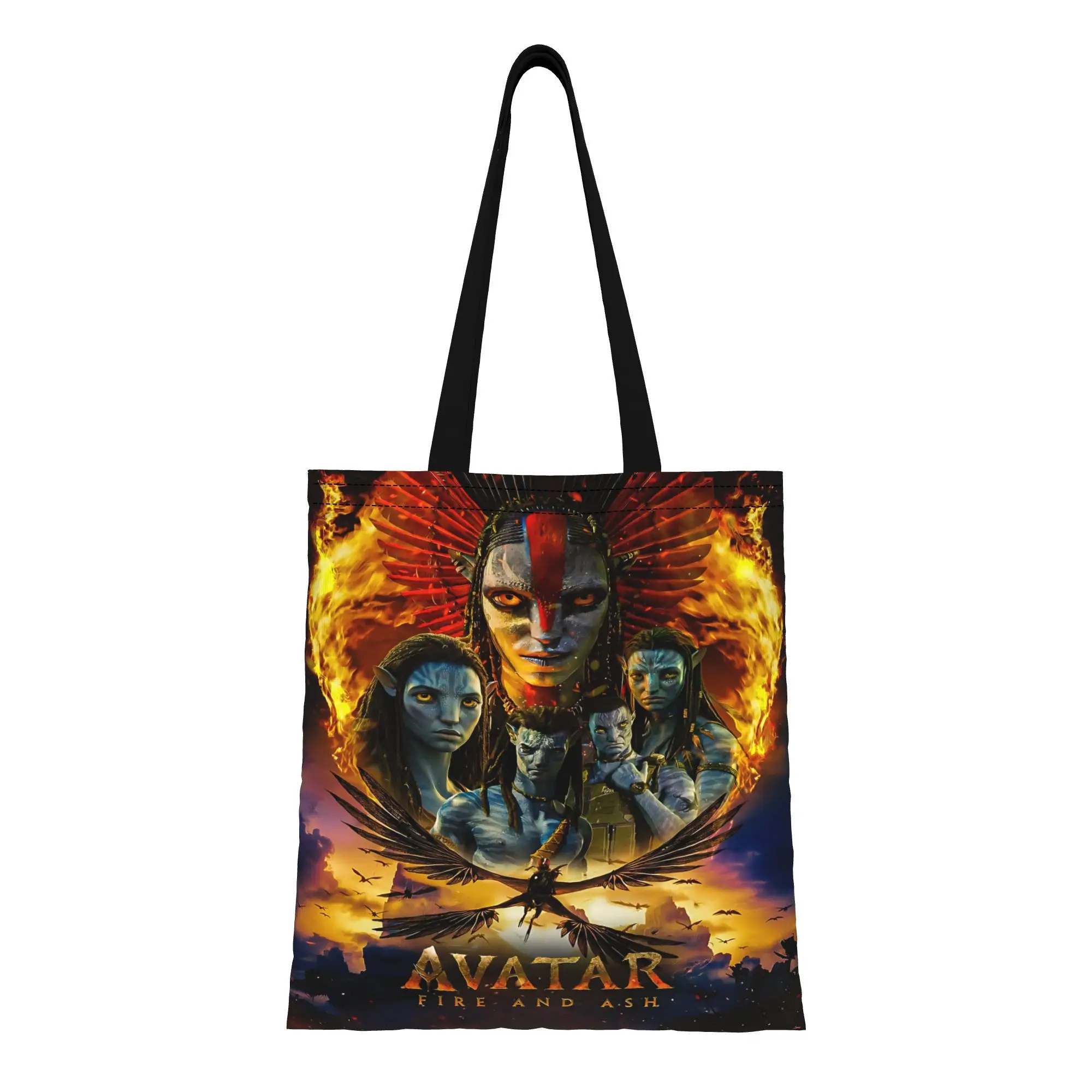 

1PC first day of school Avatar Fire and Ash Canvas Canvas Tote Bag Women'S Shoulder Handbag