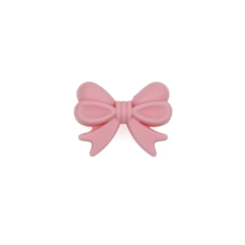 Sunrony 10Pcs Bow Mouse Animal Silicone Beads For Jewelry Making DIY Bracelet Acessory Beads Use On Pen