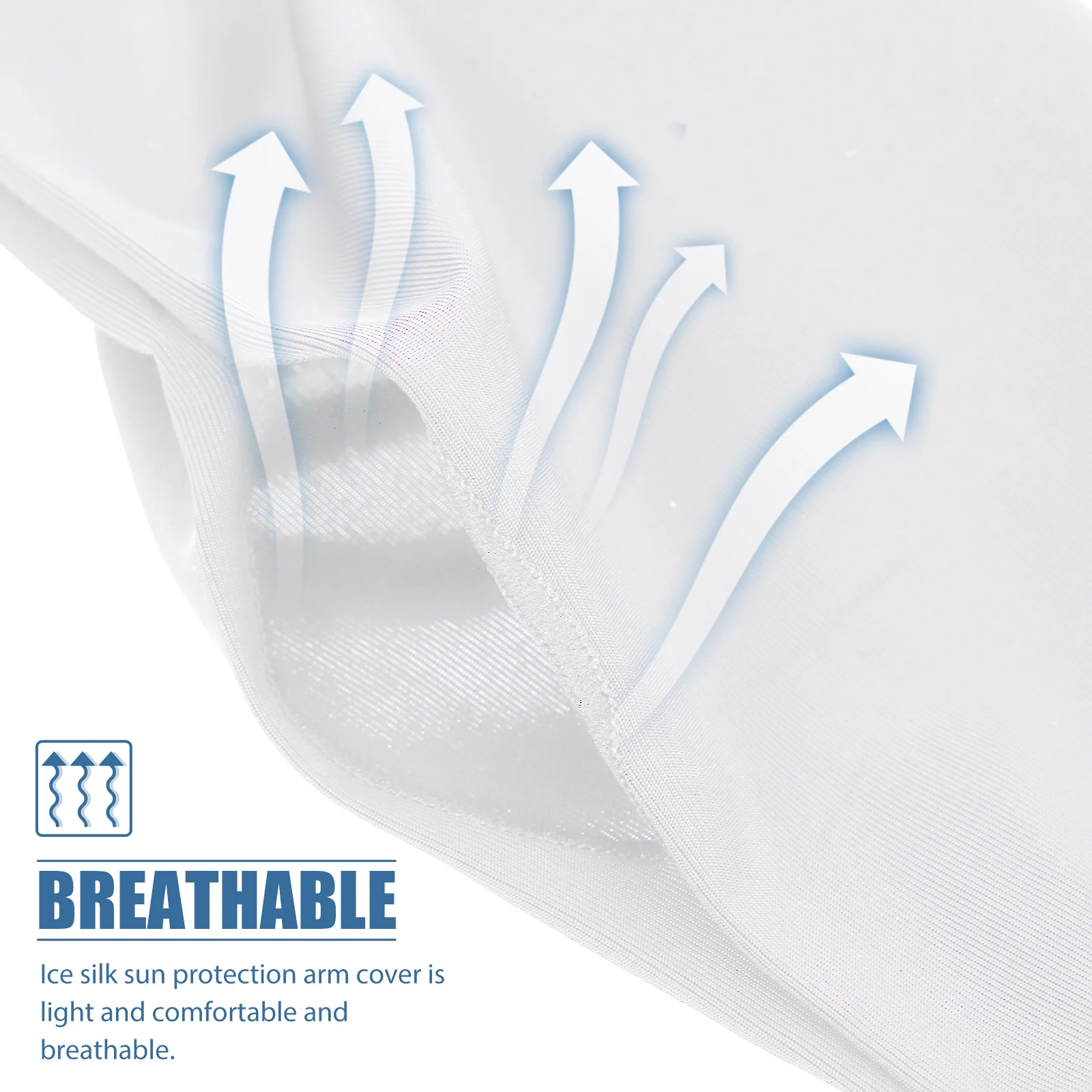 

Arm Sleeve Sun Protection Forearm Anti-UV Sleeves Working outside White Running Men and Women