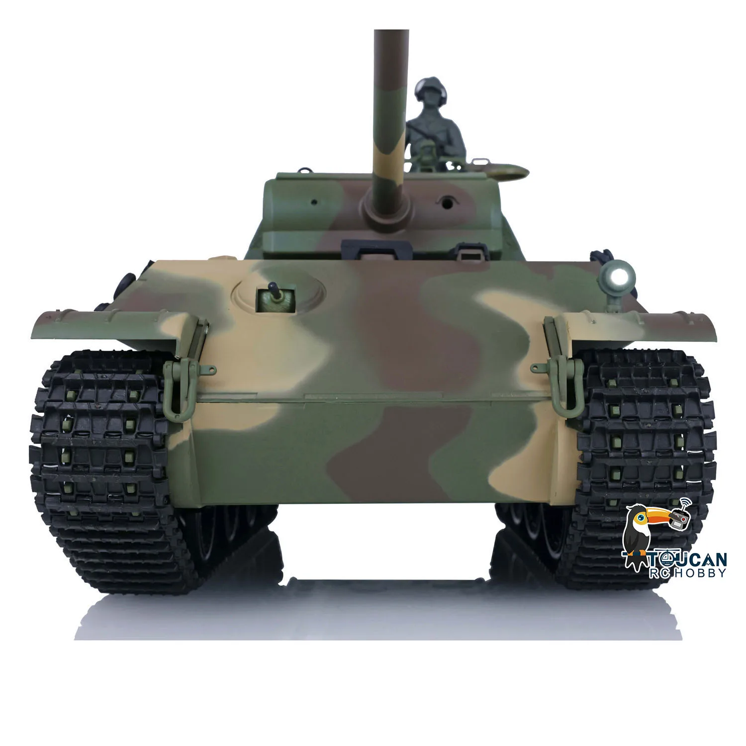 

2.4G RC Tank Model 3879 Henglong 1/16 7.0 Plastic German Panther G RTR Realistic Design Durable Build TH17485-SMT7