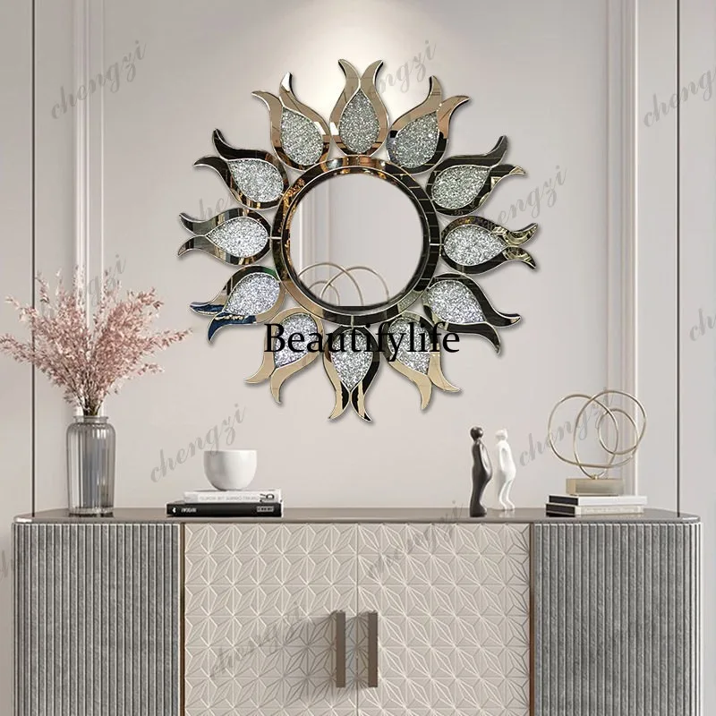 Light luxury fashion decorative mirror mirror  porch table fireplace decorative mirror