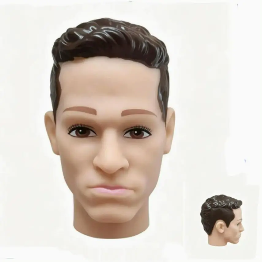 1/6 Maßstab Europäischer Jungenkopf Fußballspieler Männlicher Puppenkopf für DIY-Körper Kinderspielzeug Geburtstagsgeschenke – Detail 6