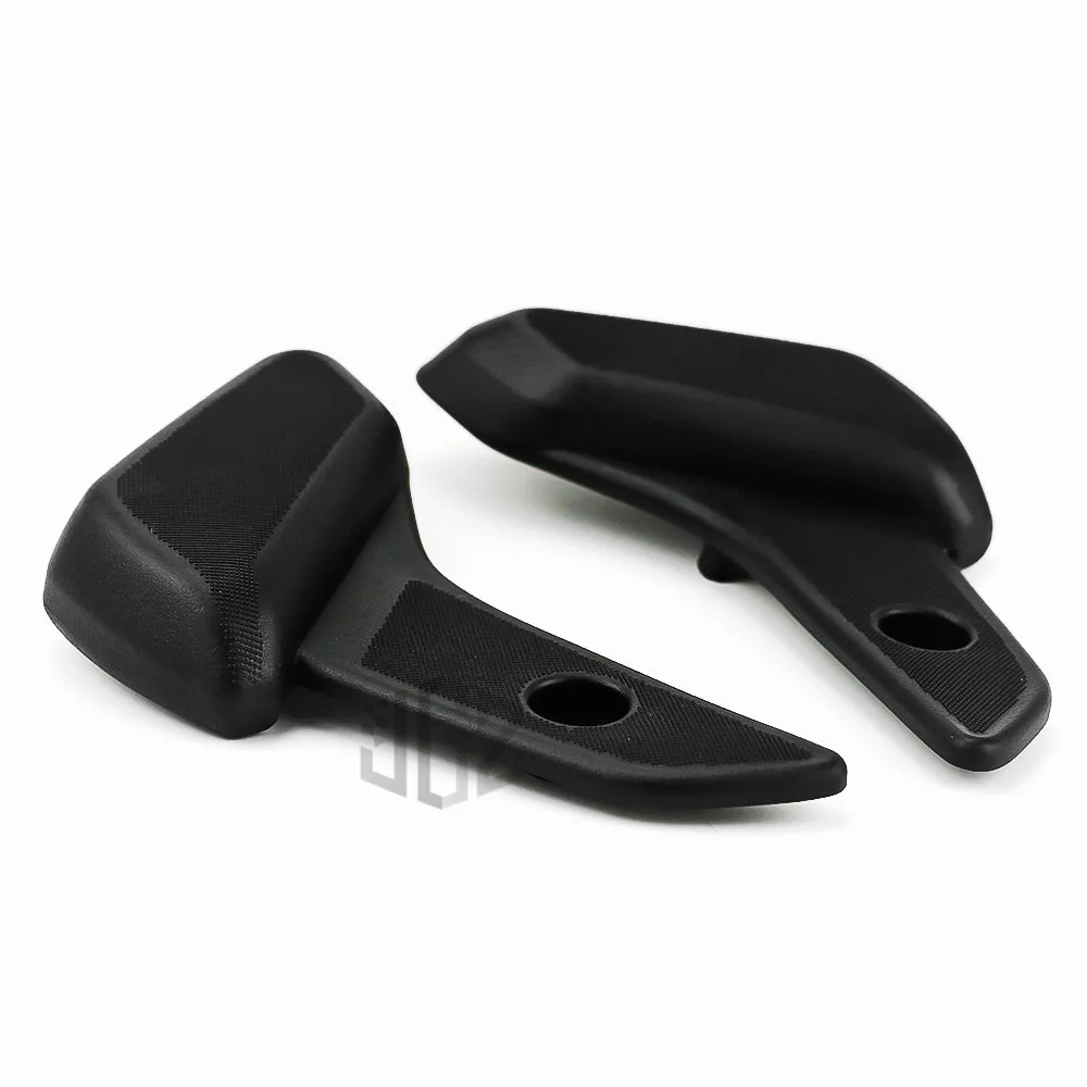 Motorcycle Plastic Rear Passenger Footpad Foot Steps Pedal Rests Cover Pad for VESPA SRPINT PRIMAVERA 150 Accessories Pair Black
