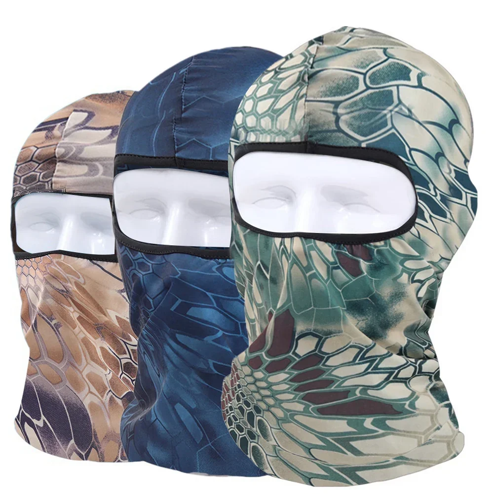 1pcs Cycling Mask Outdoor Balaclava Hood Cycling Hunting Hat UV Protection Motorcycle Bandana Windproof And Dustproof Mask