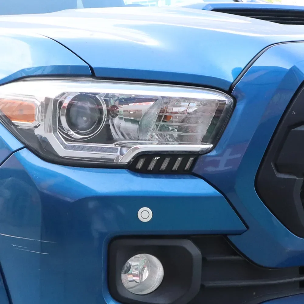 Car lights Assembly For Toyota Tacoma 2016-2020 Front Bumper Upgrade LED Dynamic Daytime Running Light Tool Accessories