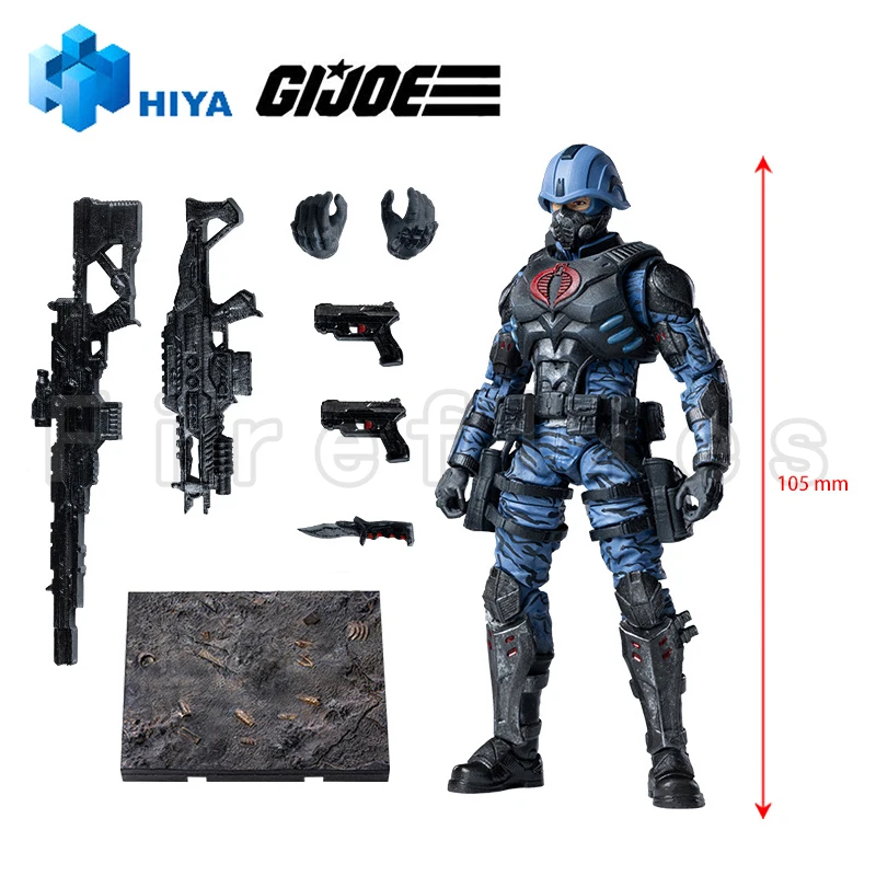 [Pre-Order]1/18 HIYA 4 นิ้วAction FigureประณีตMini Series G.I.Joe Cobra Trooperอะนิเมะรุ่นของเล่น