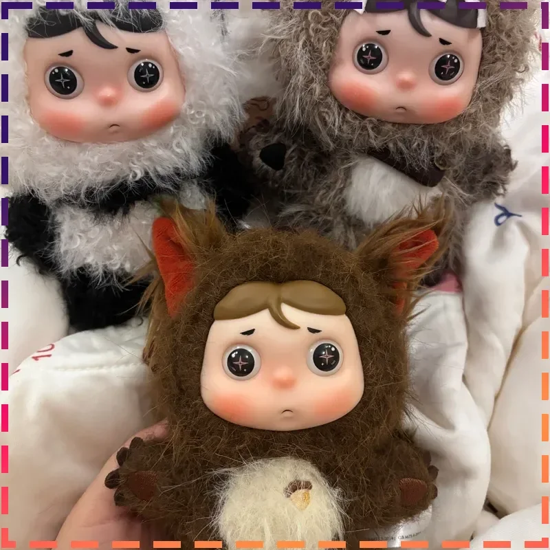 

Heyone, натуральная слепая коробка, игрушки, плюшевый дизайн, виниловый брелок, кулон, серия «Daidai Forget Animal City», модная коллекционная игрушка