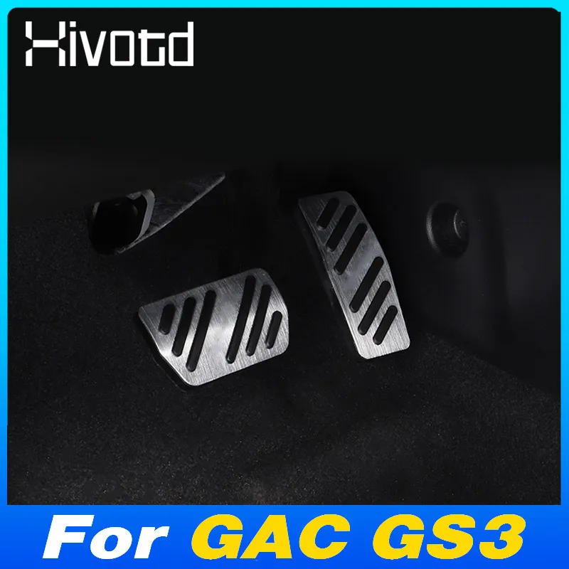 

Car Accelerator Pedal Covers Anti-Slip Brake Footrest Pads Mats Interior Protection Accessories For GAC GS3 Emzoom 2024 2025