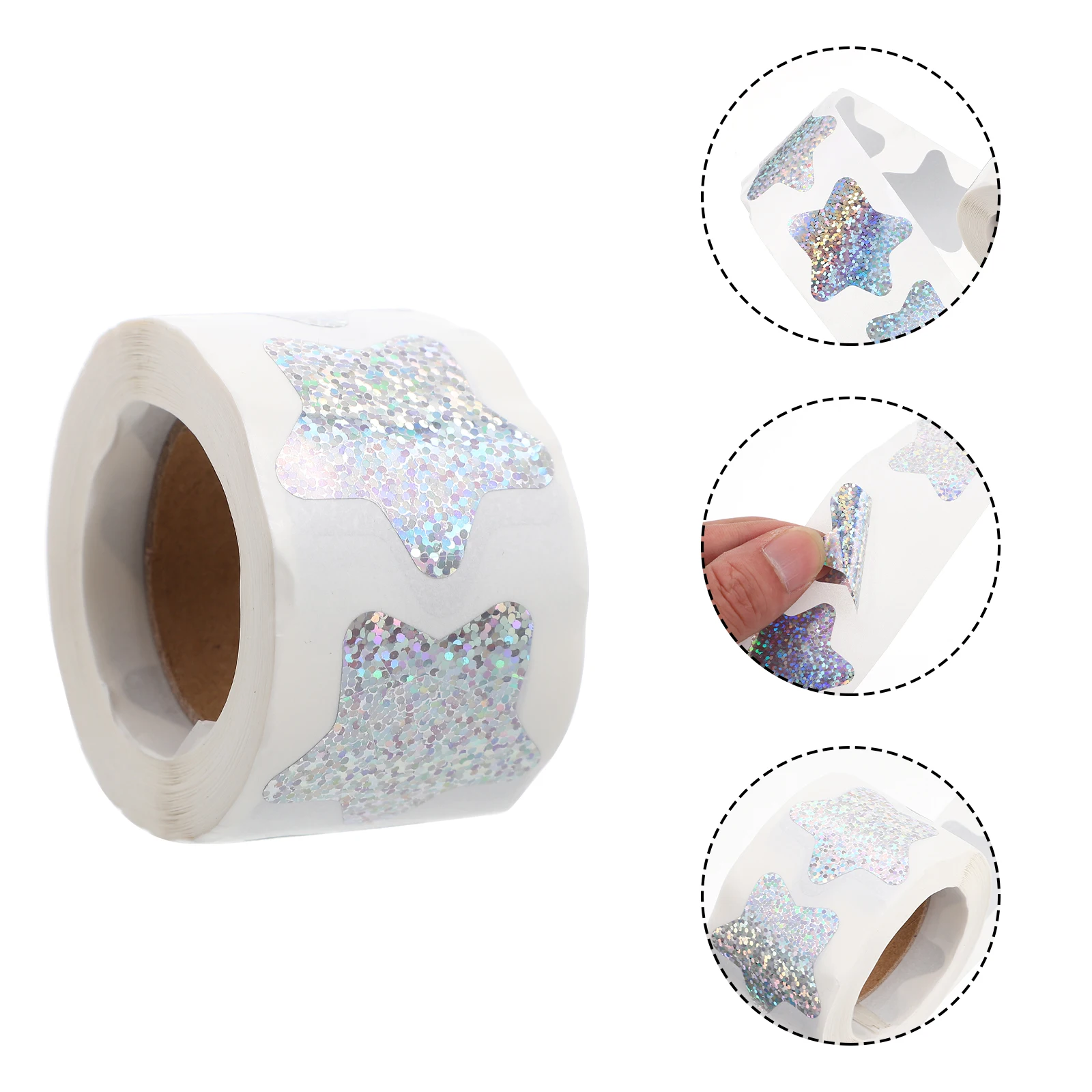 

Five Pointed Star Stickers Kids Classroom Adhesive Gift nament Sealing Envelope Motivate Children Behavior Control Teacher