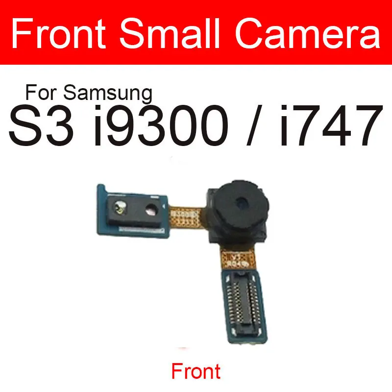 Front Rear Camera For Samsung Galaxy S2 S3 S4 S5 Mini G900 I9500 I9505 I9100 Front Facing Back Main Camera Flex Cable Parts