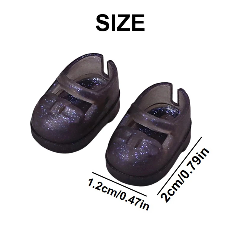 10.5 سنتيمتر 4.0 أحذية دمية صغيرة أحذية بلاستيكية صغيرة للدمى ، أحذية أصابع صغيرة ، ملحقات الملابس لملحقات دمية صندوق أعمى