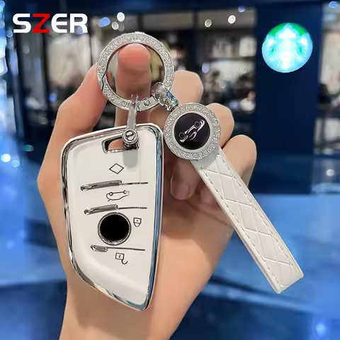 Soft TPU Car Key Case Cover Holder Shell For Bmw F20 G20 G30 X1 X3 X4 X5 G05 X6 X7 G11 F15 F16 G01 G02 F48 Keychain Accessories