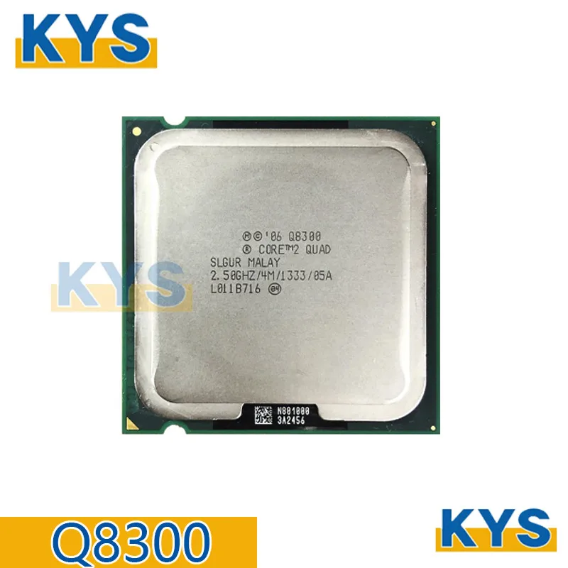 Intel Core 2 Quad-core For Q8300 Processor Q-8300 CPU SLGUR 2.5GHz 4MB 95W Quad-core Four-thread slot LGA 775