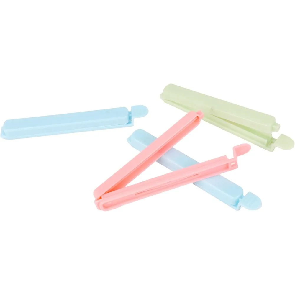 مشابك ختم أكياس الطعام، 30 مشبكًا لختم الأكياس البلاستيكية، تستخدم لختم أكياس الوجبات الخفيفة والقهوة ورقائق البطاطس وما إلى ذلك.