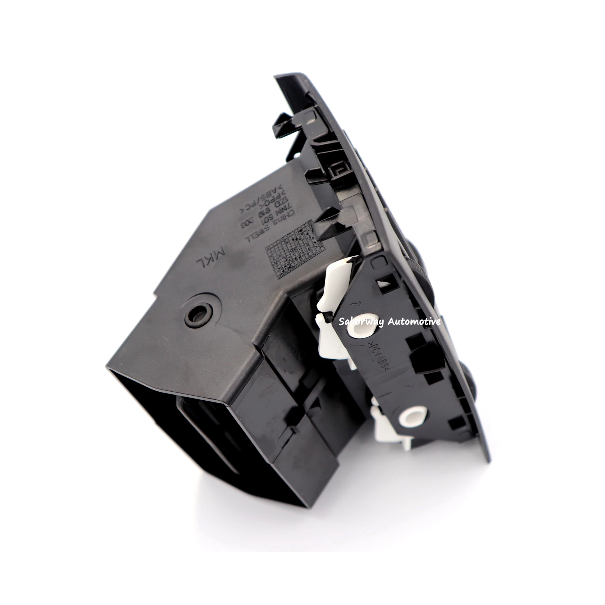 Saborway Black Rear Outlet Air Vent Assembly 1Z0819203 For  Octavia 04-13 Yeti 10-13 1ZD819203 1ZD 819 203 1Z0 819 203