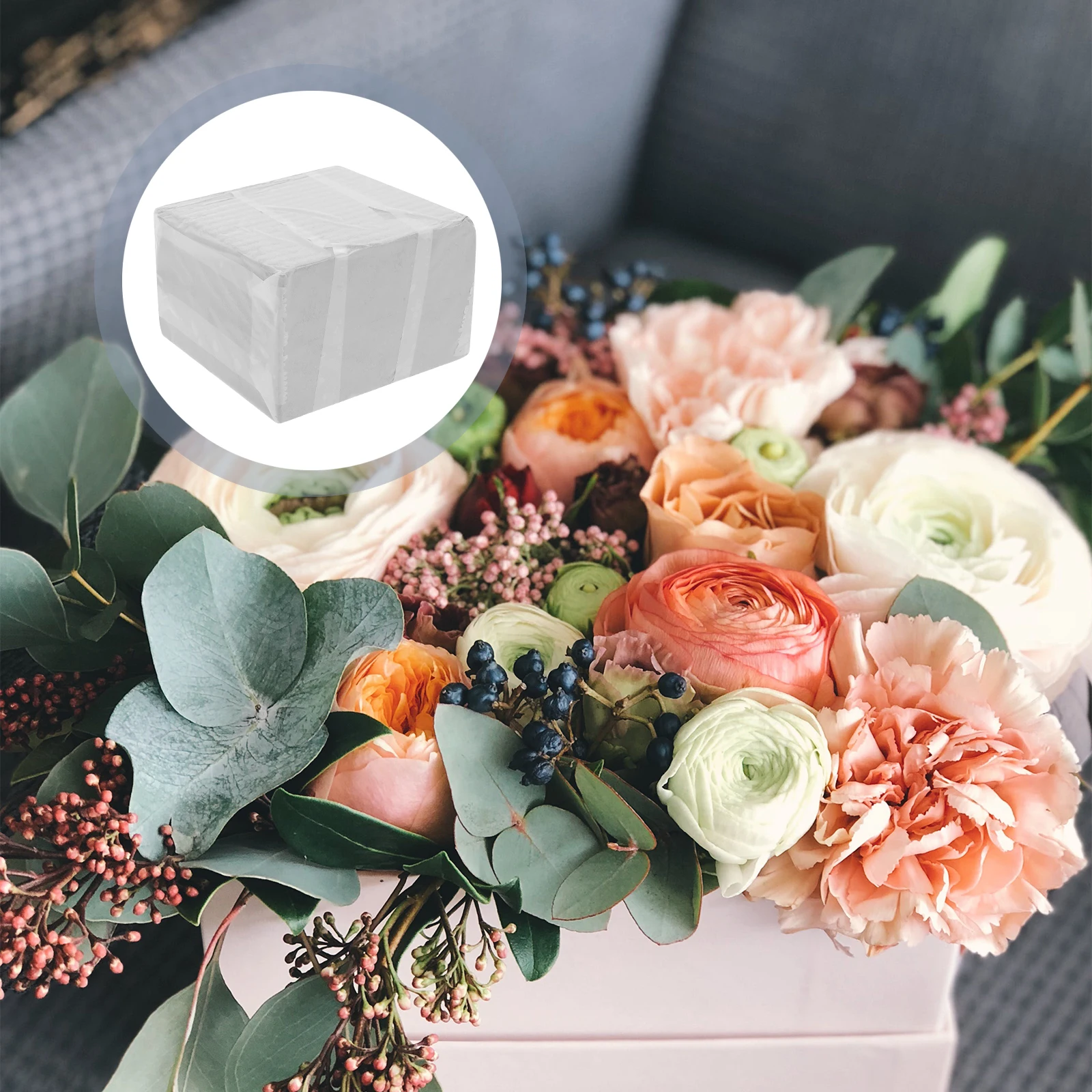 

Floral Arrangement Florist Supplies Blocks Wedding Craft Packaging Liner Flower Mud Base Express Inserts Diy Flower Crafts