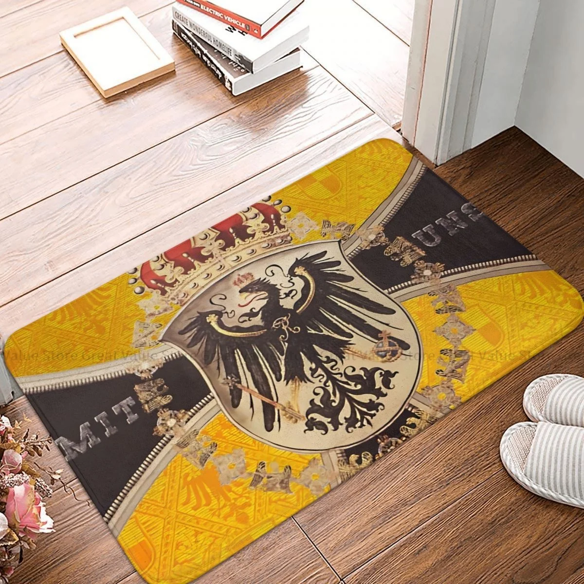 Non-slip Doormat German Eagle Bath Kitchen Mat Welcome Carpet Home Modern Decor