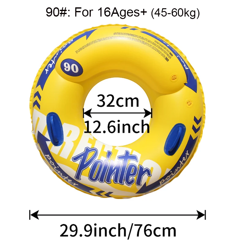 Aufblasbarer Doppelballon-Schwimmring, Strandspielzeug, Pool-Floats für Erwachsene, Schwimmschlauch für Pool