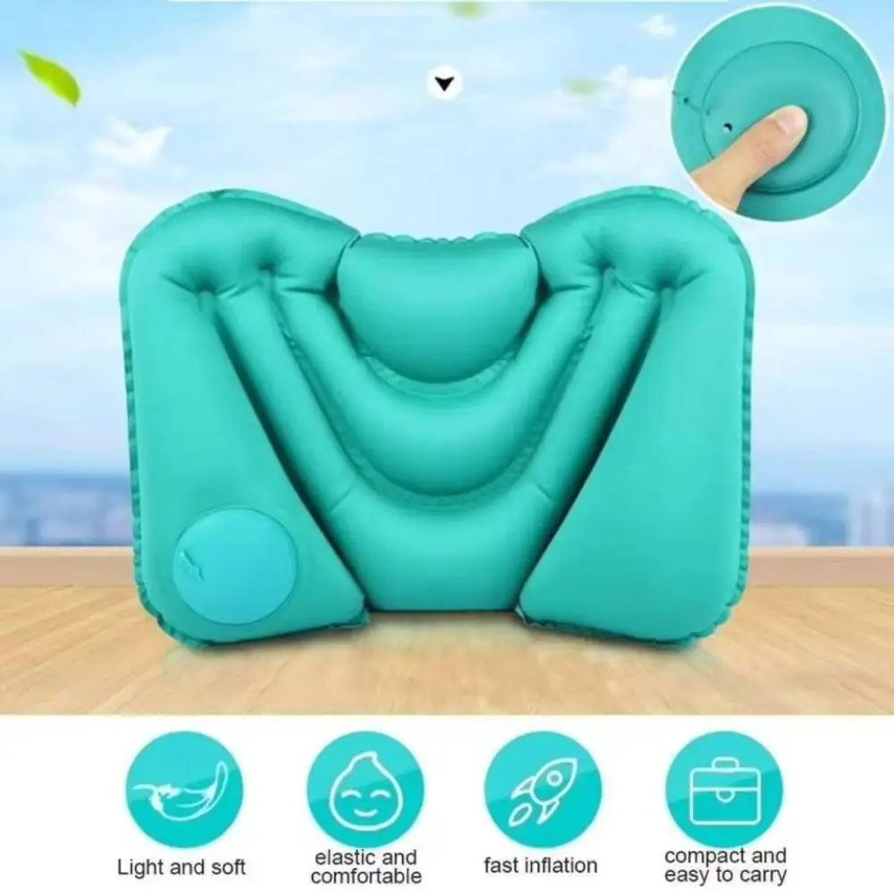 Waist Protection Inflatable Lumbar Pillow Ultralight Inflatable Chair Waist Cushion Comfortable Soft Cushion for Home Office Car