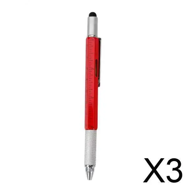 

Metal Multifunctional Pen Highlighter Set Ballpoint Touch Marker Ruler Level Gauge Christmas Stocking Filler for Men