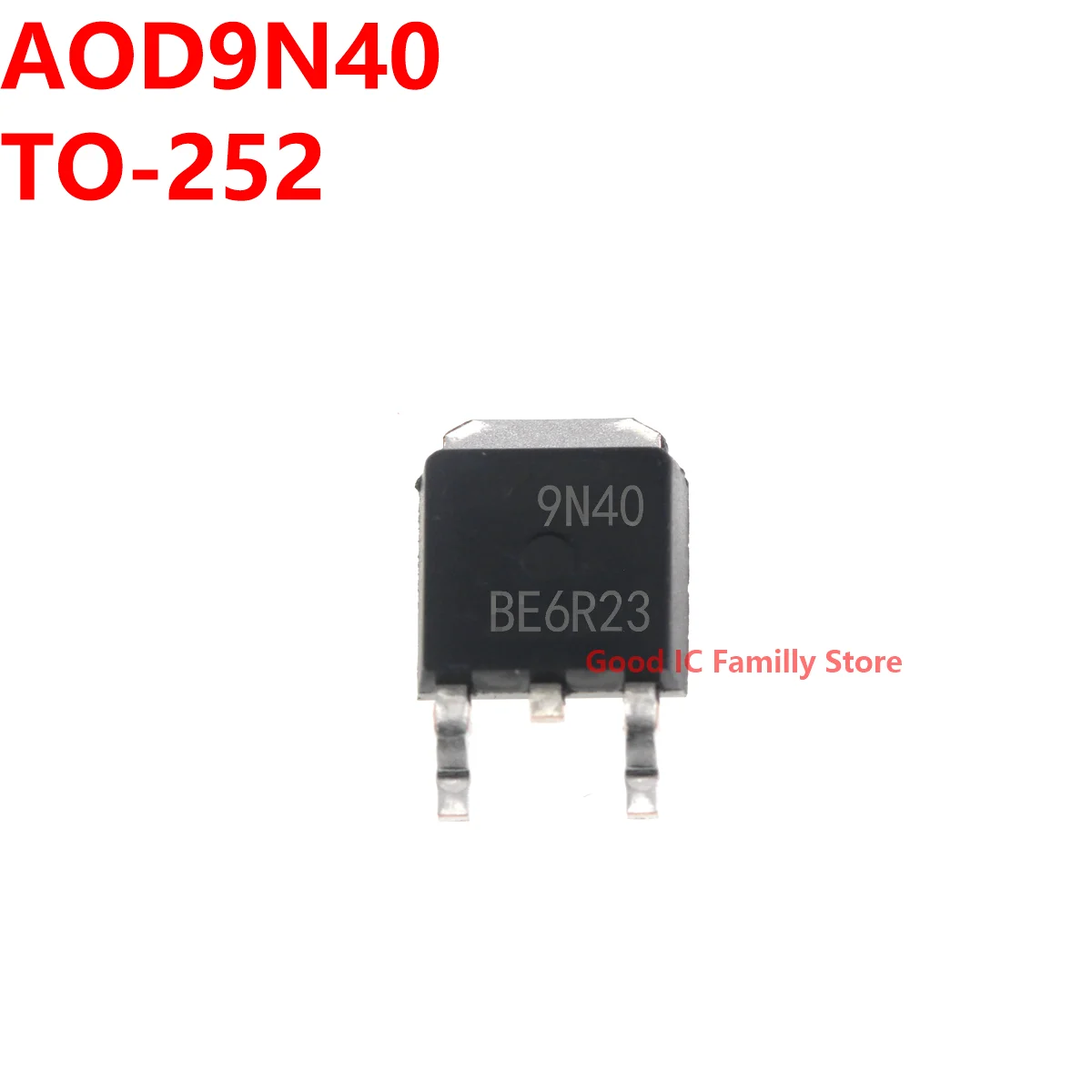 

10PCS AOD9N40 TO-252 9N40