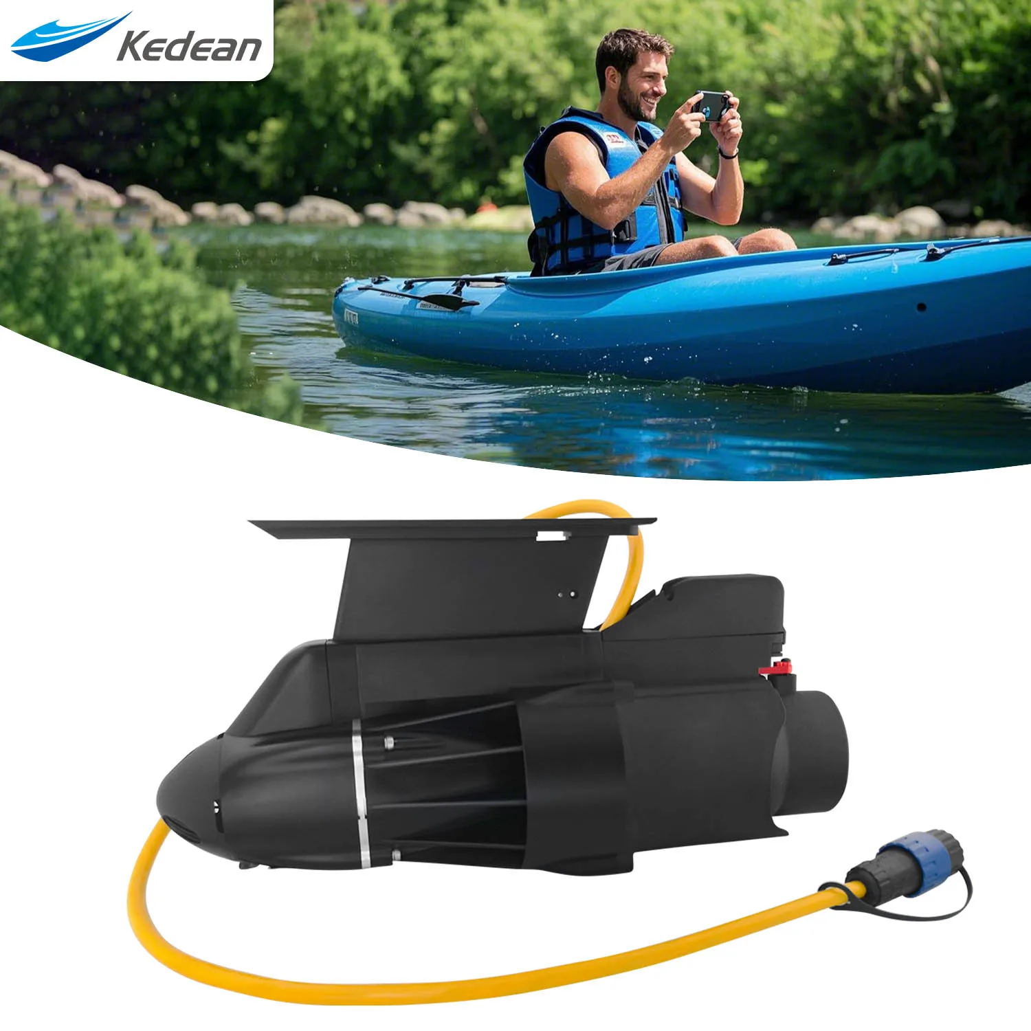 Directional Electric Trolling Motor For Fishing Boat, Underwater Thruster For Paddle Board And Kayaks , 360W Motor ,9KM/H
