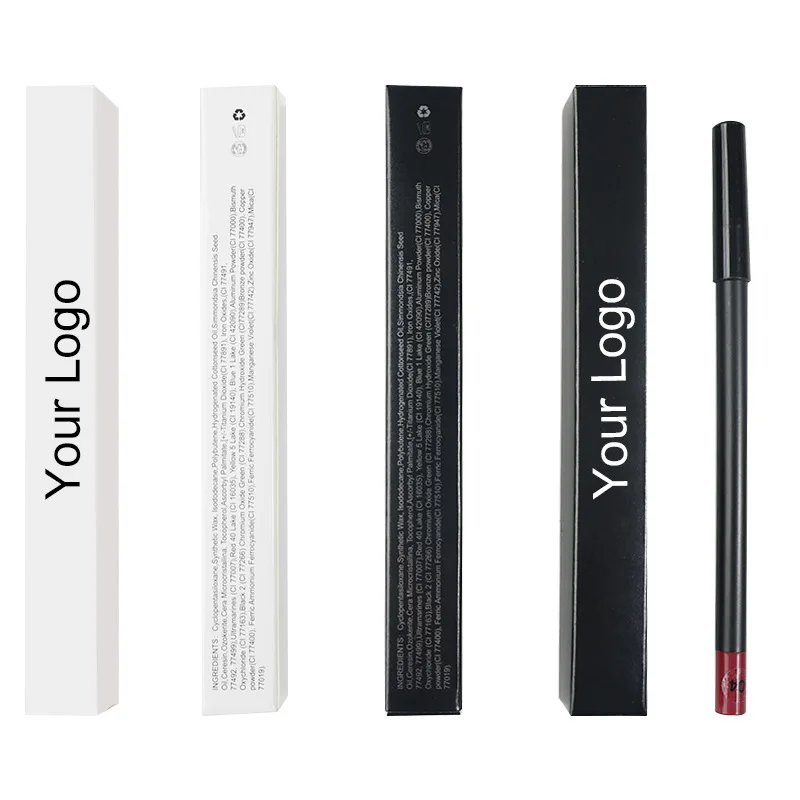 Delineador labial Privado Labelmatte à prova d'água sem manchas Lápis labial cremoso