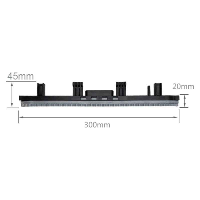 AC66 Oil Resistant Straight Squeegee,Rubber Squeegee Blades for Karcher BR 30/4C Cleaner