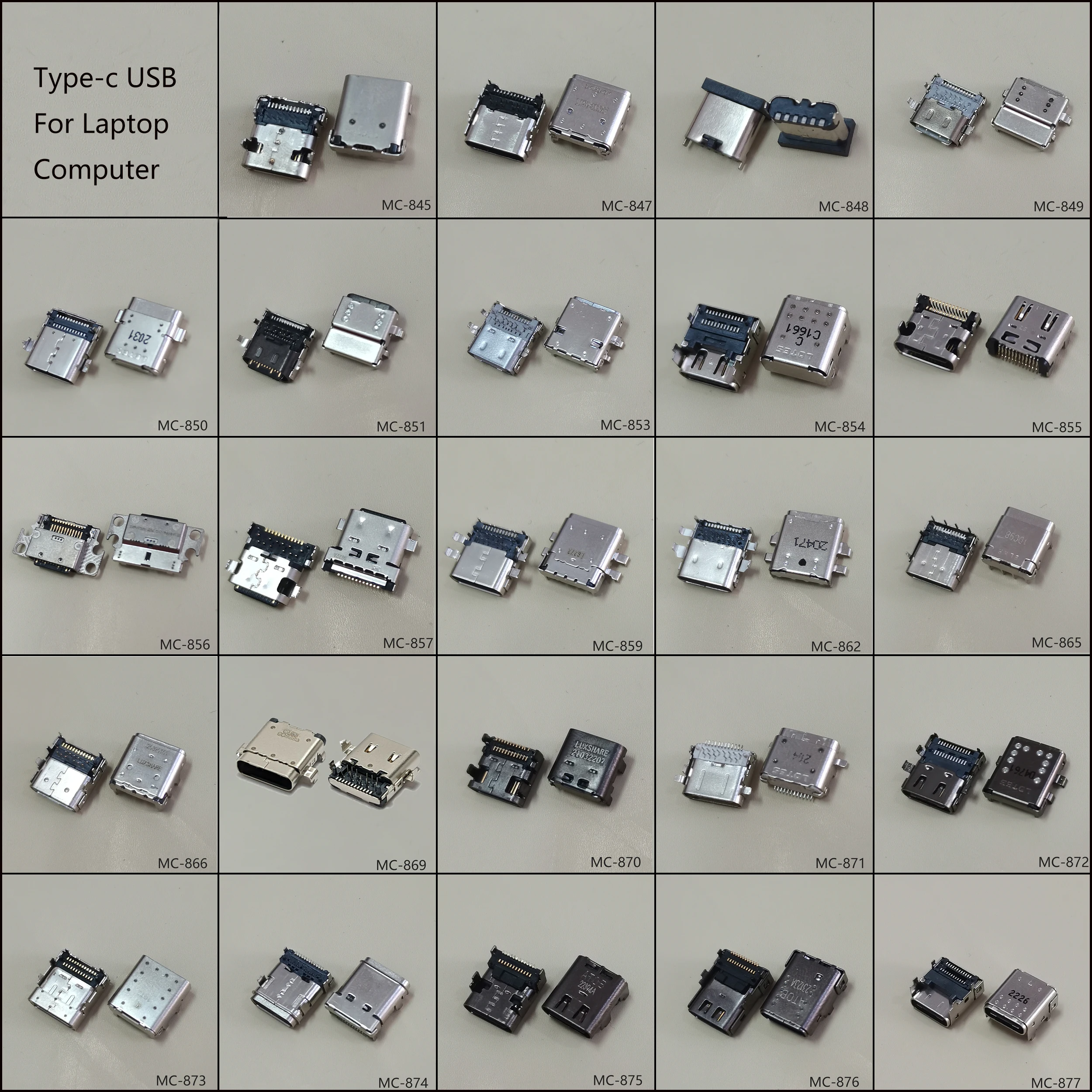 

2Pcs New Type-c USB Connector For Notebook Laptop Computer Notepad Charging Port Socket 24Pin Type C DIY DIP SMT SMD USB Port
