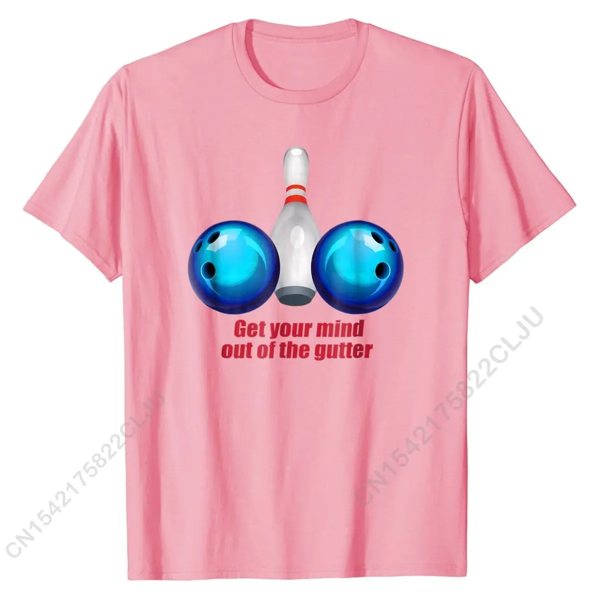 Funny Bowling Shirt Women Mind Out Of The Gutter Custom Cotton Man T Shirt Customized Plain T Shirt