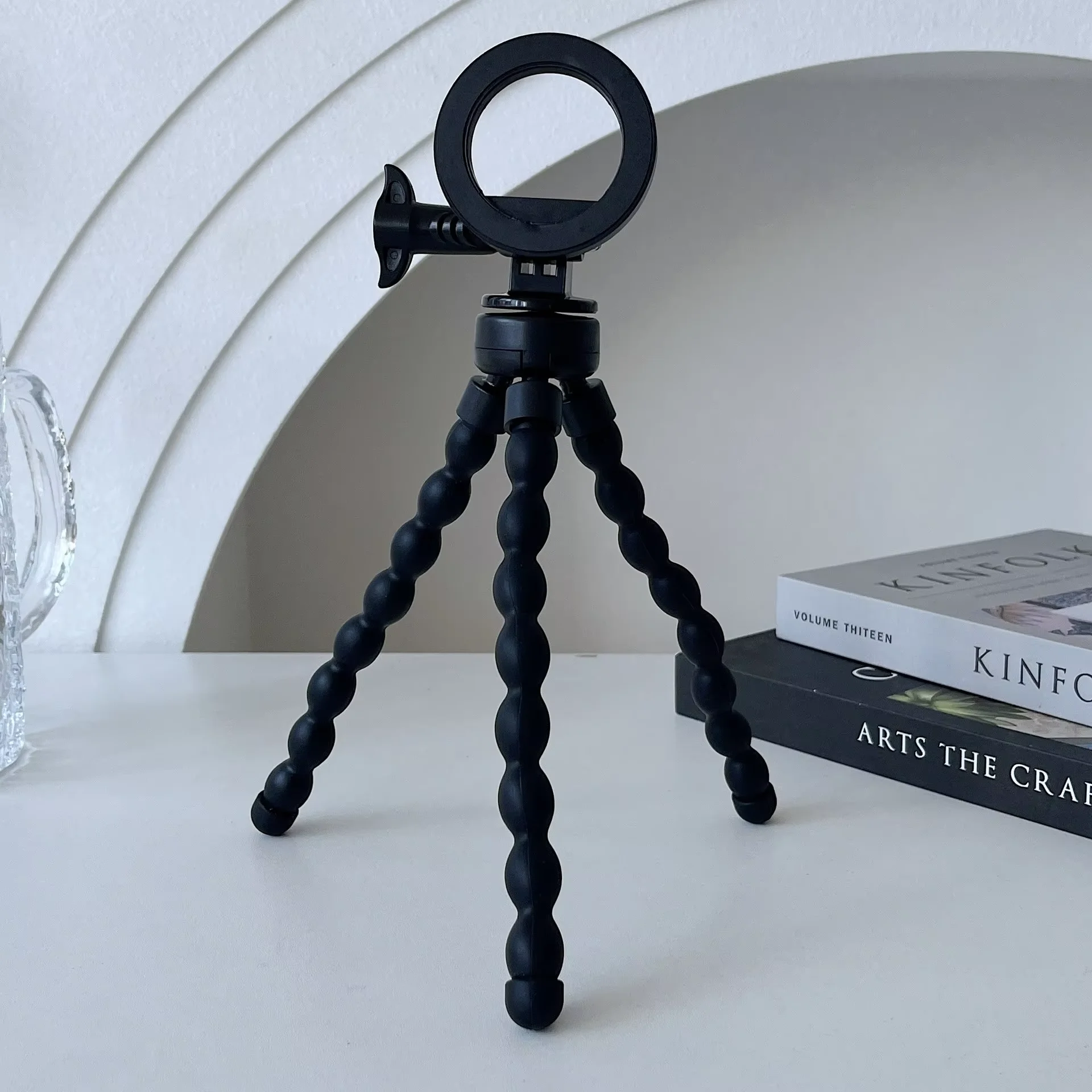 Für Magsafe Magnetische Stative für Mobiltelefone Smartphone-Einbeinstativ Universeller Ständer Oktopus Mini-Stativ für Telefonhalterung