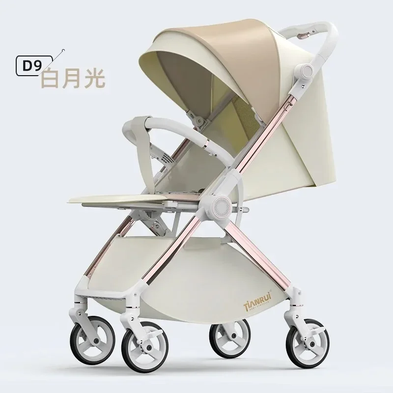 

Stroller high view two-way implementation can sit can lie down light folding portable stroller