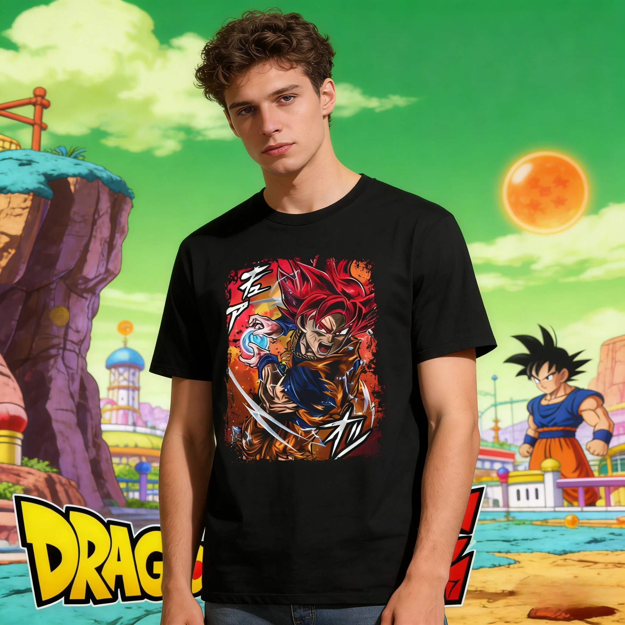 Camiseta Unisex Dragon Ball GT Gogeta Super Saiyan 4 2026, Diseño Gráfico de Anime, Estilo Harajuku, Moda Urbana de Alta Calidad