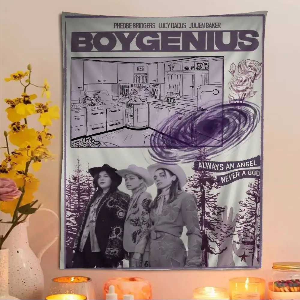 Boygenius Cartoon Tapestry Art Science Fiction Room Home Decor Wall Hanging Home Decor