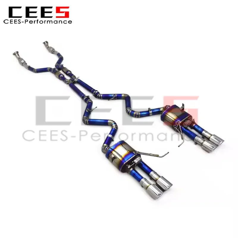 cees Performance Titanium Catback Exhaust for BMW M3 E90/E92/E93 4.0L 2007-2013 Car with Catalyst Muffler Exhaust Pipes System