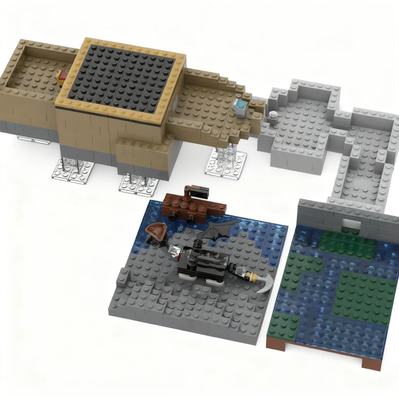

617pcs MOC Megadungeons Tazavesh So Leah S Gambit Model Building Blocks Construction Toy Christmas Gifts DIY Creative Idea Brick