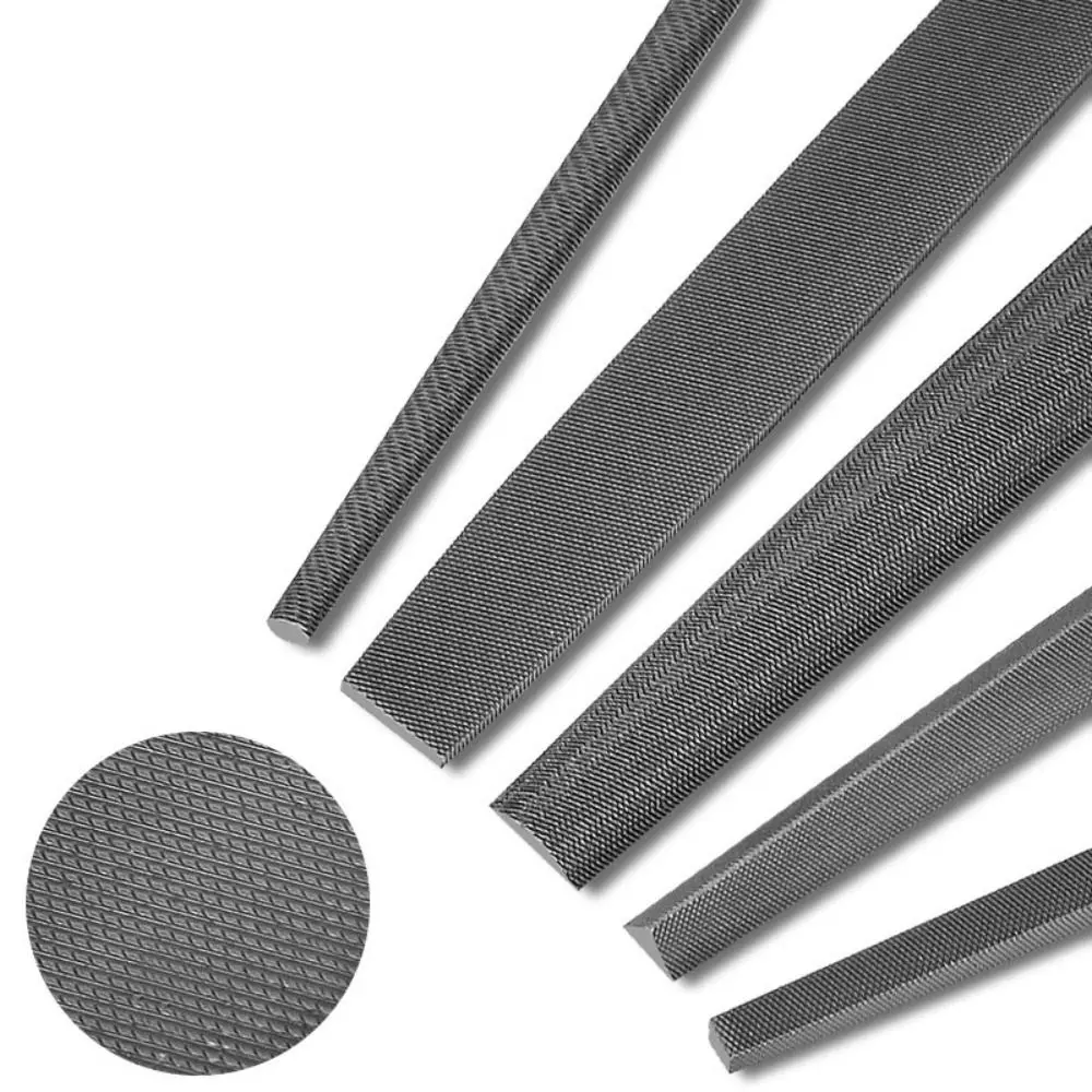 Steel Steel Files Flat/Semicircle/Circle/Triangle/Square 6/8 Inch Hand File Straightening Sharpening Wood Sharpener