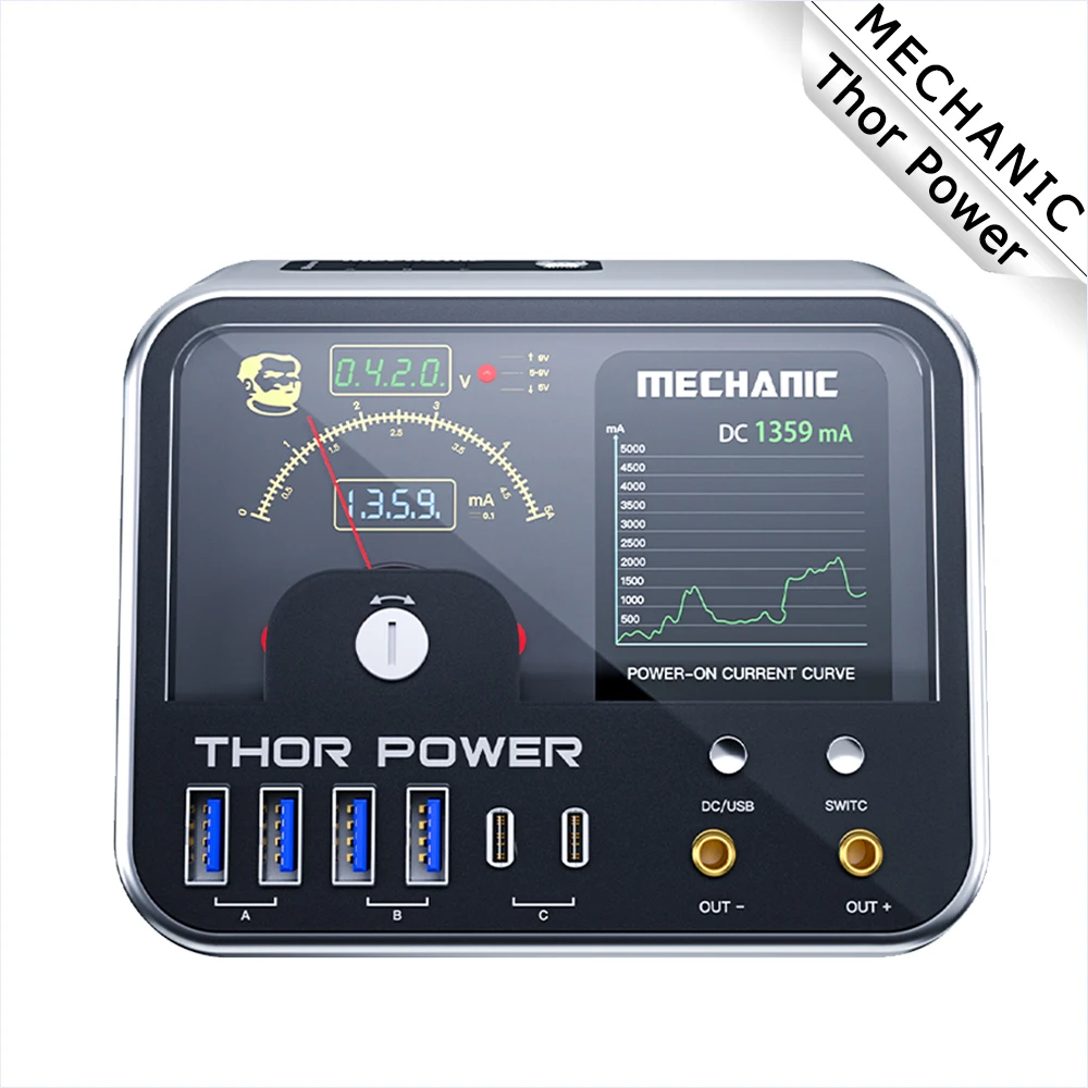 

Adjustable DC Regulated Power Supply MECHANIC Thor Power Expansion Interface Intelligent IoT Digital Diagnostic Power Supply